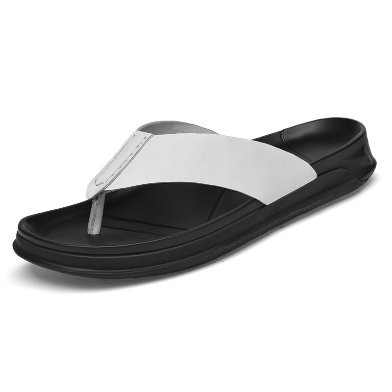 Flip Flop Leather Men - Erkek Yazlık Hakiki Deri Sandaletler Yumuşak
