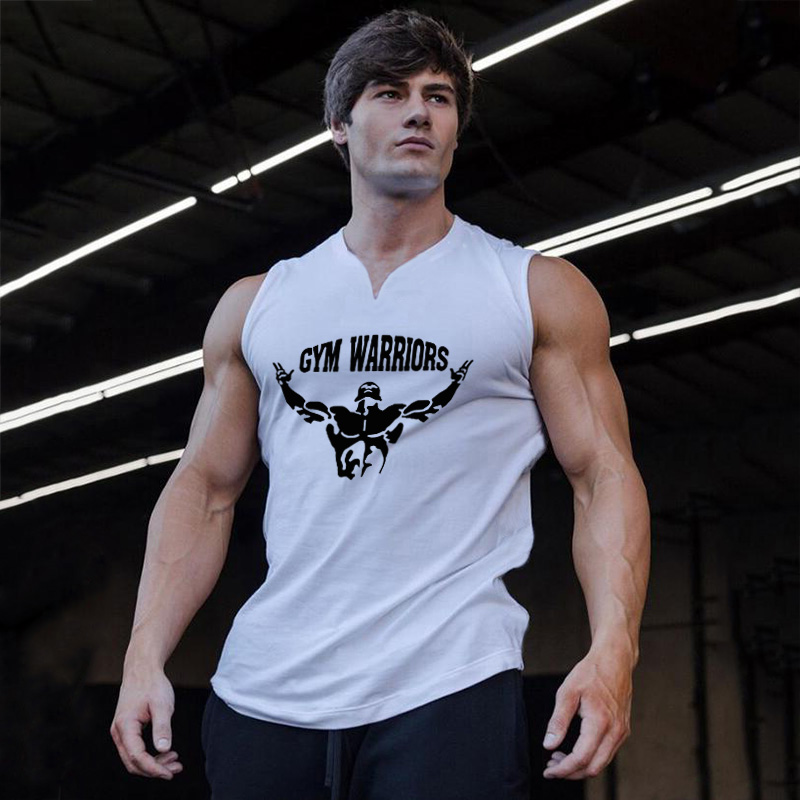 Tank Top Muscle - Pamuklu Yazlık Erkek Yeni Kolsuz Koşu