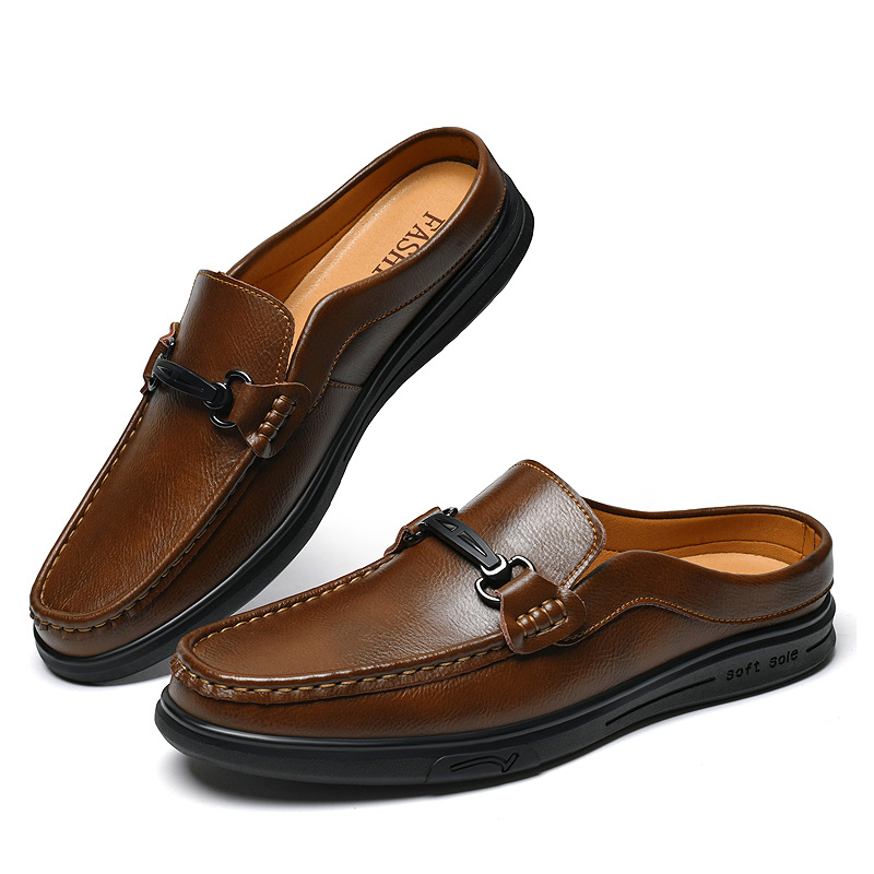 Büyük Beden 49 50 51 Erkek Der - Flip Flop Leather Men incelemesi ve fiyatı