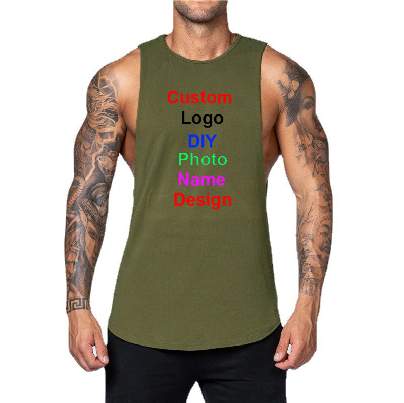 DIY özel Logo marka spor salon - Tank Top Muscle incelemesi ve fiyatı