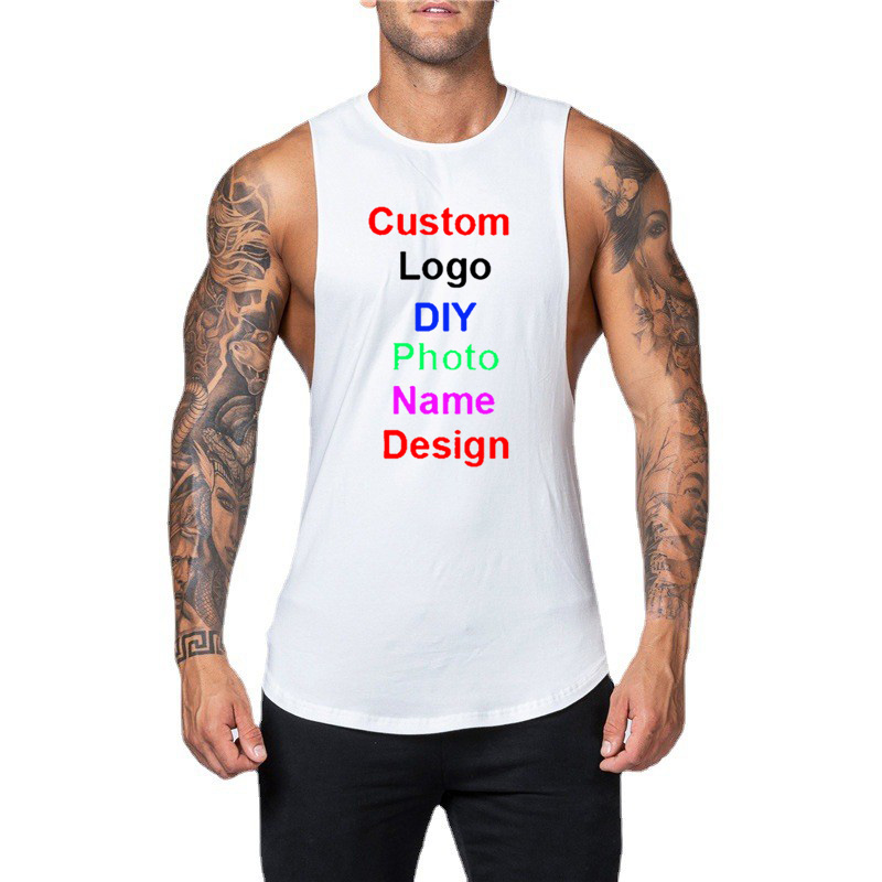 DIY özel Logo marka spor salon - Tank Top Muscle incelemesi ve fiyatı