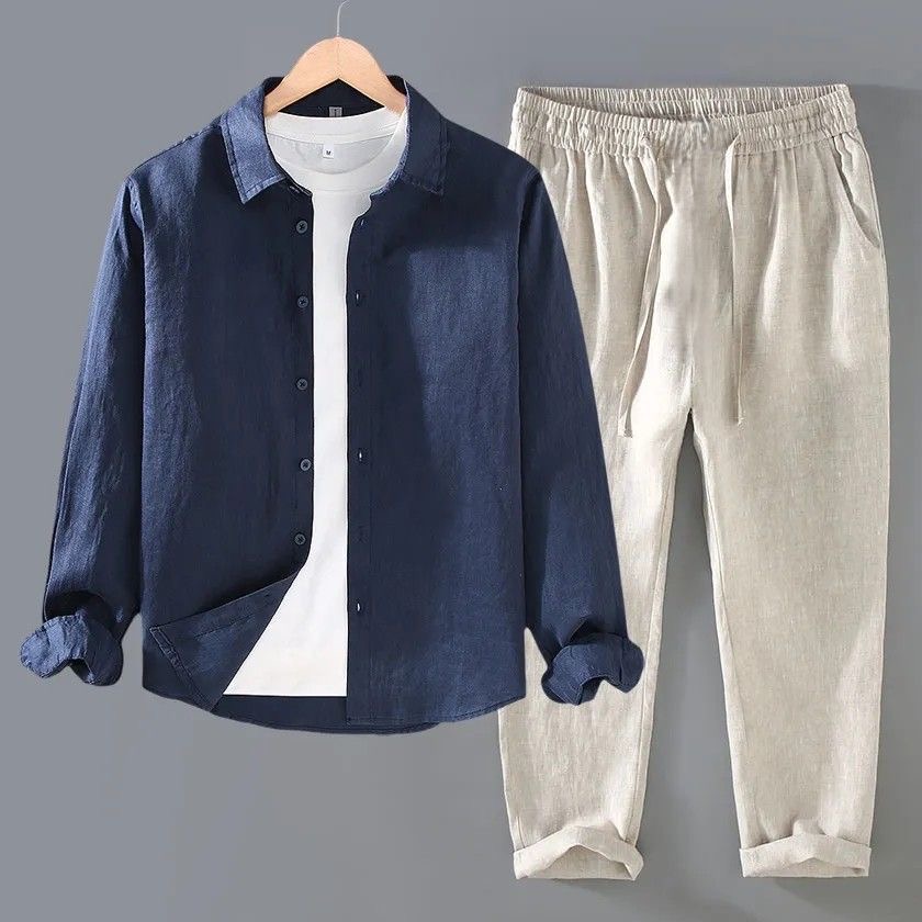 Yüksek Kaliteli Saf Keten Pamu - Linen Shirt Breathable incelemesi ve fiyatı
