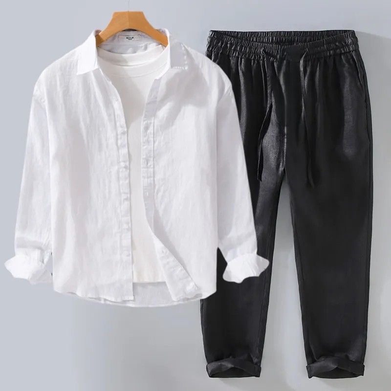 Yüksek Kaliteli Saf Keten Pamu - Linen Shirt Breathable incelemesi ve fiyatı