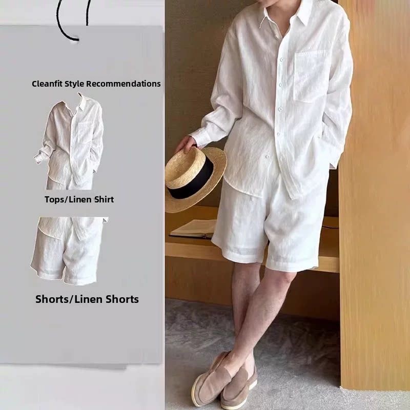Yazlık Şık Keten Takım Erkek G - Linen Shirt Breathable incelemesi ve fiyatı