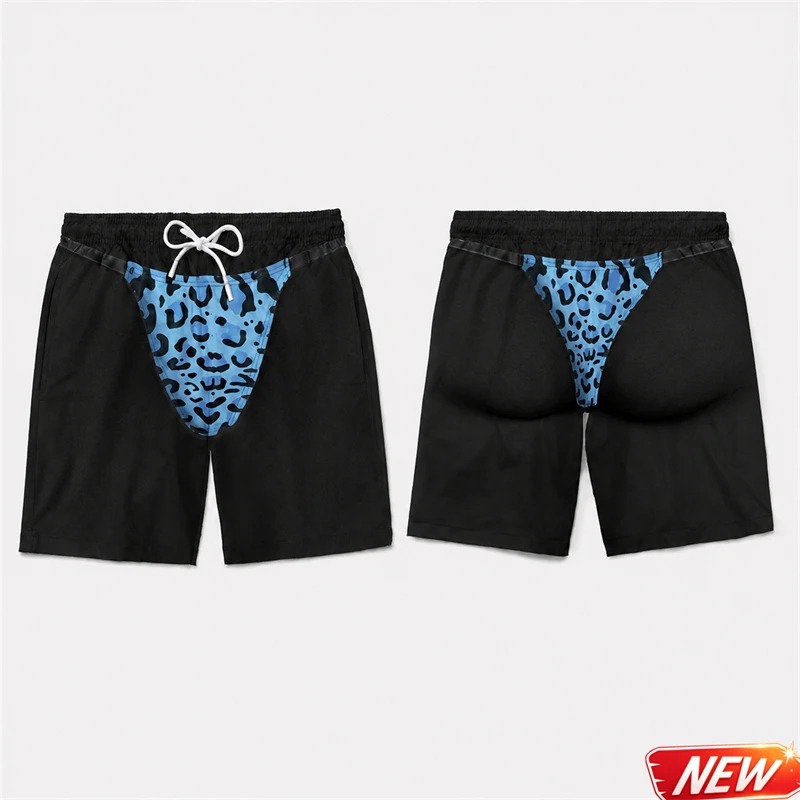 Komik Erkekler 3D Baskı Leopar - Trunks Board Surf incelemesi ve fiyatı